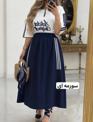 ست تیشرت و دامن زنانه آدیداس